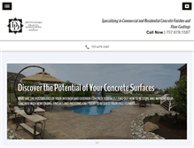 Tablet Screenshot of ddconcrete.net